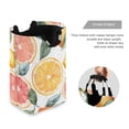 thumbnail image 3 of Yayeee Freestanding Laundry Hamper with Handle Collapsible Large Storage Basket for Clothes, Candy Lemon Slices, 3 of 7