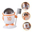 thumbnail image 5 of Trash Can With Brush Trash Can With Lid Orange Household Pp Mini Trash Cans, 5 of 5