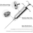 Premium Meat Injector Kit - Stainless Steel Marinade Syringe