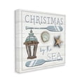 thumbnail image 3 of Stupell Industries Christmas By The Sea Phrase Graphic Art Gallery Wrapped Canvas Print Wall Art, Design by Elizabeth Tyndall, 3 of 7