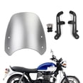 thumbnail image 3 of ABS Plastic Motor Windshield WindScreen for Triumph Bonneville T100 T120 Silver, 3 of 10