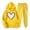 Yellow, variant on hotojiny 2 Piece Sweatsuit Sets for Women Valentine's Day Gifts Casual Hoodies Long Sleeve Pullover and Loose Sweatpants