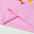 thumbnail image 3 of HILEELANG Little Girl Summer Short Outfits Cotton CrewNeck Pink Animals Short Sleeve Playwear 2PC Sets 6T, 3 of 5
