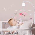 thumbnail image 4 of Móvil musical para cuna de bebé con juguetes giratorios colgantes, decoración de cama infantil para niños y niñas recién nacidos Xemadio WMZL-2384-2, 4 of 7