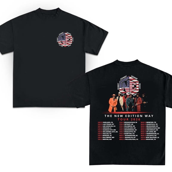 The New Edition Way Tour 2026 Unisex T-Shirt, Tour Date 2026 Shirt