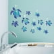 thumbnail image 2 of 12 pegatinas de pared de tortuga marina, pegatinas de vinilo de tortuga oceánica, pegatinas de baño subacuáticas, pegatinas de pared impermeables, decoración (azul), 2 of 5