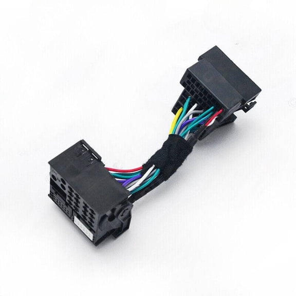 Suitable for Volkswagen tail wire 36 pin male connector adapter to 40 pin female audio modification harness