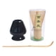thumbnail image 5 of Juego de batidor de té matcha de estilo japonés, exquisito soporte de batidor de cerámica de bambú para té. Un negro, 5 of 9