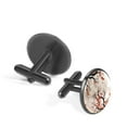 thumbnail image 2 of Tree Elegant Dress Shirt Cufflink Set Made of Stainless Steel for Formal Occasions, 2 of 6
