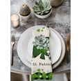 thumbnail image 3 of St. Patrick's Day Cloth Napkins Washable Set of 1, Green and Black Checkered Lucky Reusable Dinner Table Napkins Cloth Bulk for Weddings Kitchen Restaurants Hotel Events Parties 20 x 20 Inch, 3 of 9