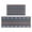 Blue Geometric And, variant on Blue Geometric and Striped Pattern Kitchen Rugs Sets Of 2,Anti Fatigue Kitchen Mat Rugs Non Slip Washable,Decorative Kitchen Floor Mats for Kitchen,Sink,Laundry,17"x30" 17"x47"