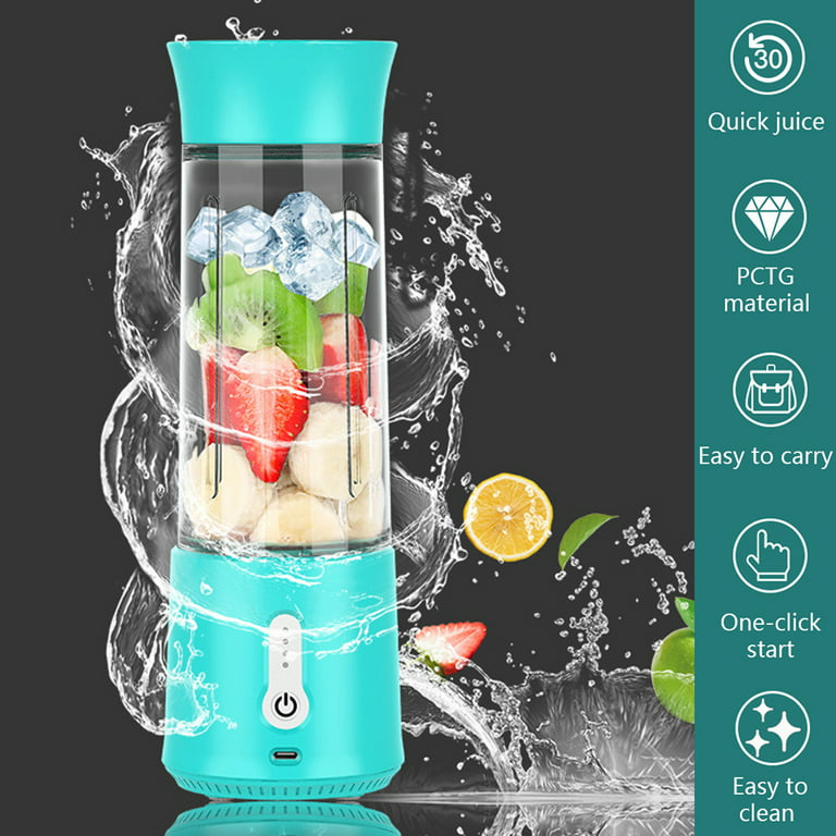 Temacd 500ml Electric Juicer Powerful Blender One-button Start