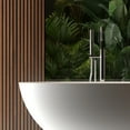 thumbnail image 6 of 65" Freestanding Solid Surface Bathtub, Luxury Handcrafted Stone Resin Freestanding Soaking Bathtub with Overflow and Pop-up Drain, Matte White 24S06-65MW, 6 of 17
