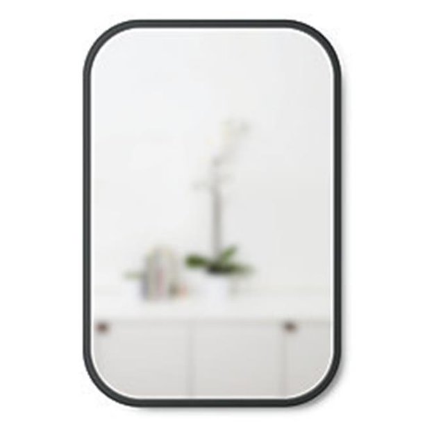 Umbra 1014801040 24 x 36 in. Hub Mirror Rectangle, Black