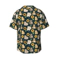 thumbnail image 2 of Haiem Bear Sunflower Men's Casual Shirts Short Sleeve Button Down Shirts Fashion Textured Summer Beach Shirt-4X-Large, 2 of 7