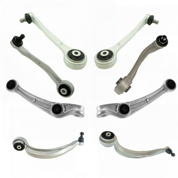 TRQ 8pcs Front Forward & Rearward Control Arm Kit Set for Audi A4 A5 S4 S5 PSA65692