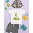 thumbnail image 3 of Smiling Snake T-Shirt Infant -Image by Shutterstock,  24 Months, 3 of 4