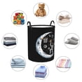 thumbnail image 6 of XMXT Collapsible Laundry Basket, Astronauts Playing Basketball Polyester Waterproof Laundry Hamper, 62L, 6 of 8
