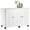 Soft White, variant on Miscellaneous Storage Sewing Cart Drop-Leaf Craft Table Sewing Table with Storage - Soft Finish