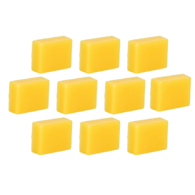Sailing Cera de pulido de pulsera de hilo de mantenimiento de cuero de cera de abejas natural - 10 piezas