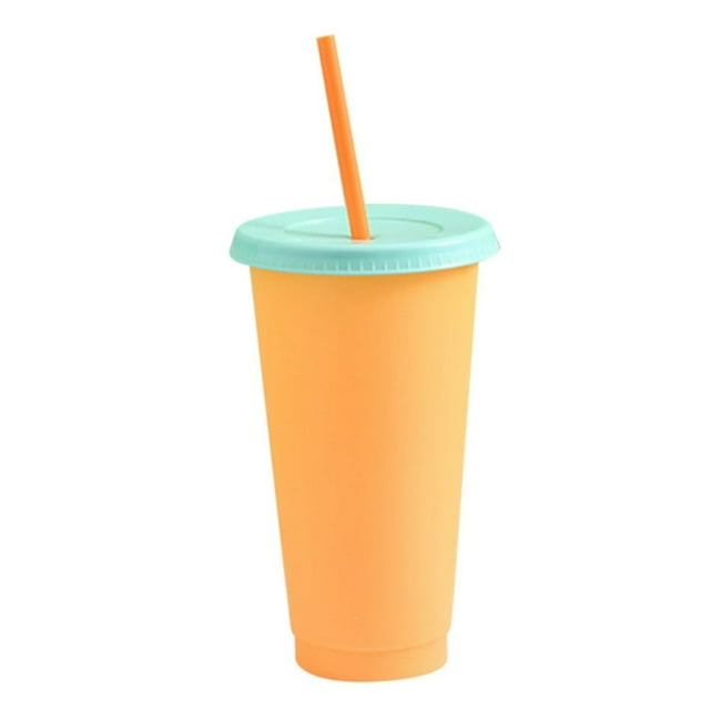 Tasse Froide Réutilisable en Plastique à Changement de Couleur selon la Température Tasse d'Eau pour Boisson d'Été