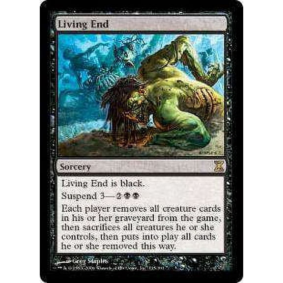 MtG Time Spiral Rare Living End #115