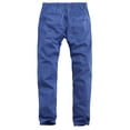 thumbnail image 4 of Pantalones casuales ajustados y ajustados para hombre, color azul claro 32, 4 of 6