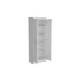 thumbnail image 4 of Pemberley Row Engineered Wood White Pantry Cabinet 66.8" Unassembled, 4 of 5
