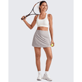 thumbnail image 7 of G4Free Wrapped Front Pleated Tennis Skirts for Women High Waisted A Line Golf Skorts Soft Athletic Inner Shorts with Pockets, 7 of 7