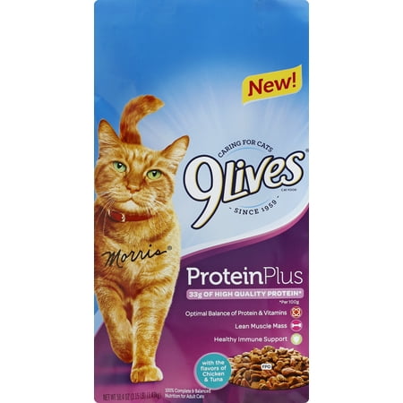9Lives Protein Plus Dry Cat Food, 3.15 lb