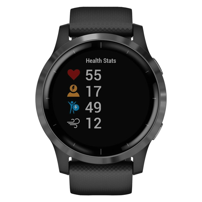 Free Shipping! Garmin v√≠voactive¬Æ 4 Slate Stainless Steel 