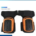 thumbnail image 3 of Construction Knee Pads for Men and Women, Ankle Support Knee Pads Tools, Heavy Duty Anti-Slip Cap, Adjustable Straps, Extra Thick Gel & Foam Cushion Knee Pads for Garden Use, Orange, 3 of 8