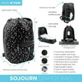 thumbnail image 4 of Baby K'tan Sojourn Diaper Bag – Machine Washable Backpack with Changing Pad, Laptop Pouch, Cooler & Wet Nappy Bag, Sweetheart Black, 4 of 13
