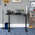thumbnail image 3 of Stand Up Desk Store Electric Compact Standing Desk (Black Frame/Matte Black Top, 48” Wide), 3 of 8
