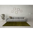 thumbnail image 3 of Ahgly Company Indoor Rectangle Abstract Yellow Modern Area Rugs, 7' x 9', 3 of 4