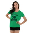 thumbnail image 4 of Trouble Maker Angry Wolf Gym Workout Womens Fitted Plus Size Graphic Tee Brisco Brands 2X, 4 of 5
