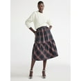 thumbnail image 3 of Free Assembly Women's Belted Midi Skirt, Sizes 0-22, 3 of 8