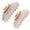 Gold, variant on Vjnyvs 2pcs Glitter Rhinestone Hair Claws Clips For Women Alloy Hairpins Crab Clamp Horsetail Grab Clip Fashion Hair Accessories