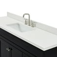 thumbnail image 4 of Ariel Hamlet 67 Inch Single Rectangle Sink Vanity With White Quartz Countertop W/ 1.5 Edge In Black, 4 of 11