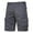 Dark Gray, variant on Plus Size Cargo Shorts for Men Waterproof Ripstop Tactical Short with Multi Pockets Outdoor Work Shorts
