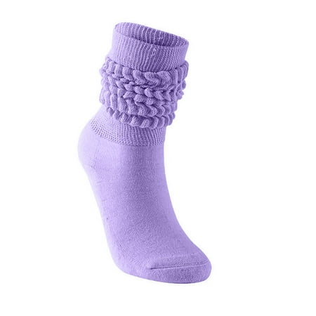 

Slouch Socks - Women s Extra Long Slouch Socks | Heavy Knitted Boot Socks | Warm Cotton Scrunchie Socks for Fall Winter Women Girls (Bright Multi-color)