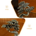thumbnail image 2 of LABSERRON Brass Pine Adornment Desktop Pine Shaped Decor 1Set Golden .3X4.3X0.8In, 2 of 8