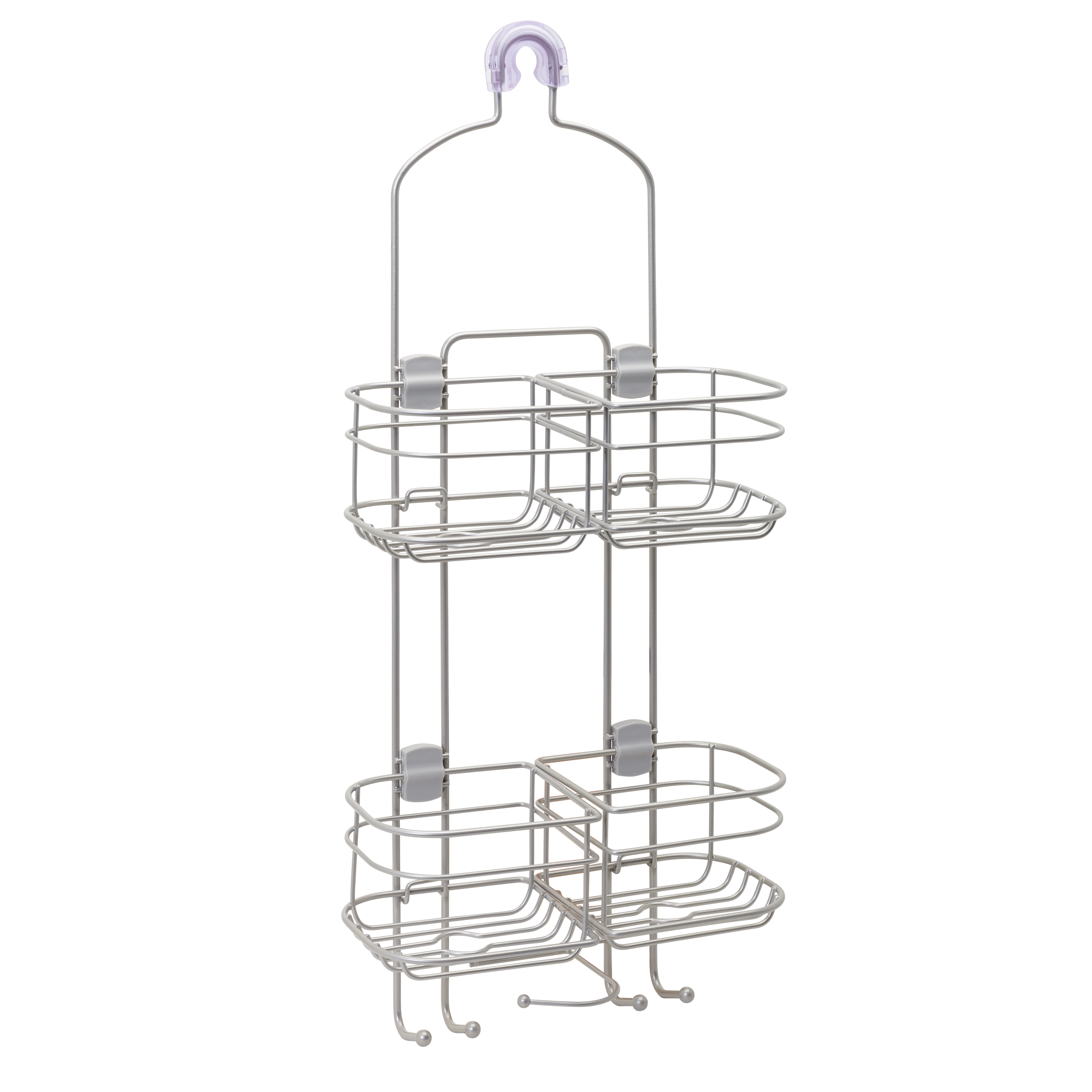 Better Homes & Gardens Expandable Steel over-the-Shower Caddy with 4 ...