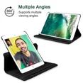 thumbnail image 2 of For iPad Air 13 11-inch M2 Pro 13 11-inch M4 2024 Mini 7 6 Smart Leather Case with 360° Rotation and Sleep Wake Function Shell, 2 of 6