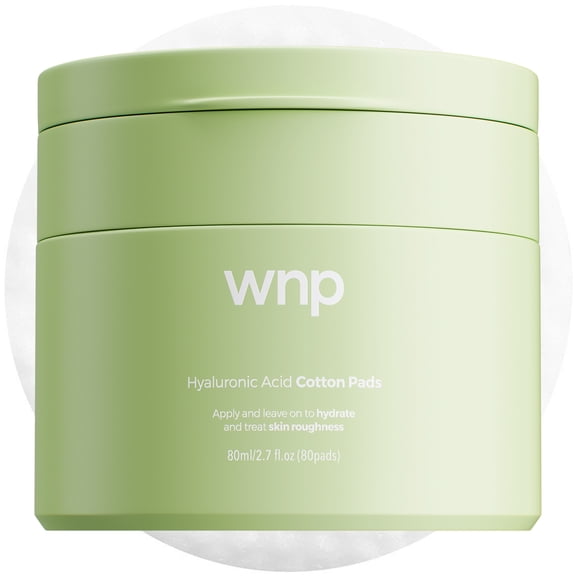 WNP Hyaluronic Acid Toner Pads - 5D Hydration, Soothing & Repair with Advanced Technology for Glowing, Bouncy Skin