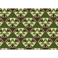 thumbnail image 1 of Ahgly Company Machine Washable Indoor Rectangle Transitional Chocolate Brown Area Rugs, 7' x 9', 1 of 7