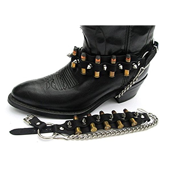 women's combat boots with chains