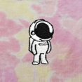 thumbnail image 2 of Dalix Astronaut Spaceman Embroidered Tie Dye Short Sleeve T-Shirt X-Large Sunset, 2 of 5