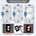 thumbnail image 3 of Yayeee Blank Wall Plate Cover 1-Gang 4.5"x2.7" Home Unused Decorative Outlet, Simple Cartoon Snowmen, 3 of 7