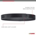 thumbnail image 2 of Cinturón Bianchi 7205 de forro de nylon, compatible con trabillas de 38 mm, negro, 2 of 5